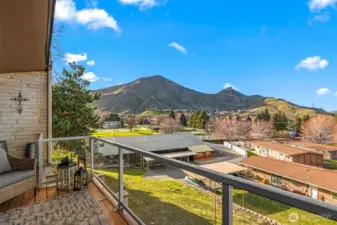 Walk out onto the new cedar deck