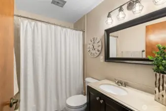 Marble and tile full bath