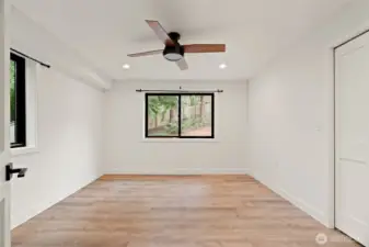 Lower level bedroom.