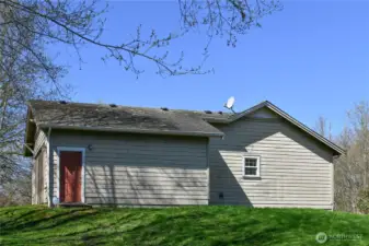 The house as you arrive