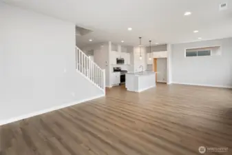 Interiors photos of Homesite 8.