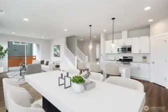 Interiors photos of Homesite 8.