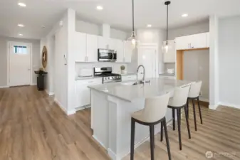 Interiors photos of Homesite 8.