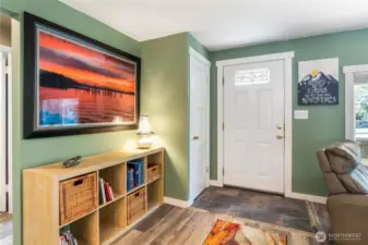 Entry from front door.  Note newer LVP flooring