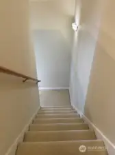 Stairwell to upper floor.