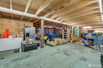 Freezer and refrigerator convey.  Tractor and all the implements not included in sale.