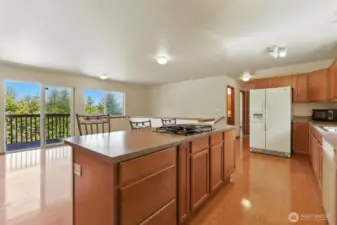 Kitchen / Dining / Living Room / Deck in one