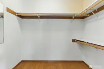 PLUS a big walk-in closet. Living large now.