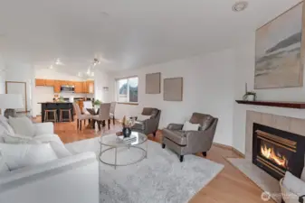 Full view of the open layout.