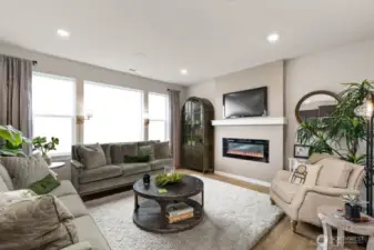 Cozy up for your favorite show after your delicious gourmet meal! Photo's are for representational purposes only. Colors and finishes may differ.