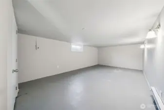 Basement room previously used as a bedroom.