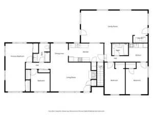 Floor Plan of main level.