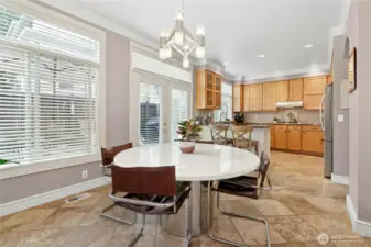 French doors lead out to Private Patio with access to ADA parking spot.