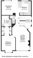 Main level floorplan