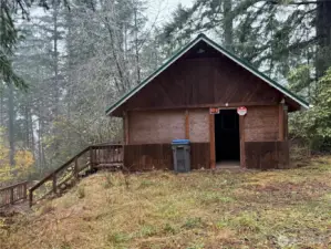 Closed in porch can be screened in summer.