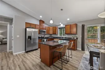 Keep an eye on the activities while you prepare the feast