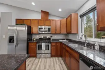 A well-lit kitchen with plenty of natural light helps to keep the mood positive, even on those cloudy PNW days