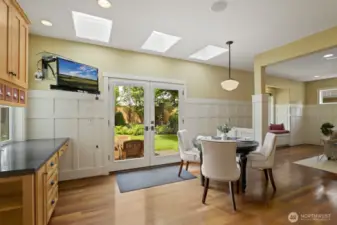 And just beyond breakfast...that great back yard!