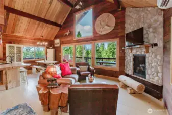 Open concept living area