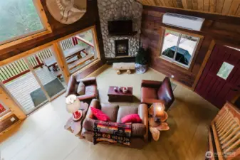 LR from Stairway above