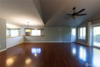 Dining area perfectly positioned for casual meals or special occasions.