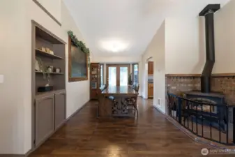 Entering this nicely updated country home. Move in ready!!