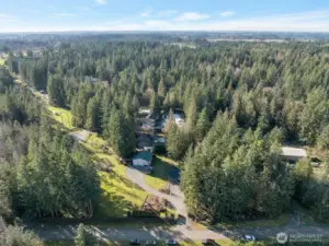 Located down a quiet, private road