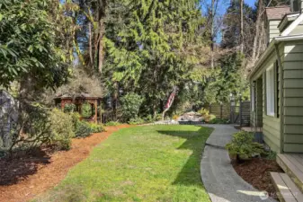 Step outside and be greeted by a private backyard retreat, where you can enjoy a refreshing swim, host unforgettable gatherings, or simply unwind in peace.