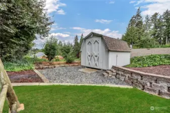 Extra storage shed