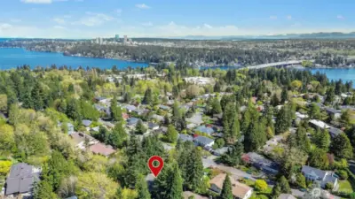 Easy access to I-90, I-5 & I-405