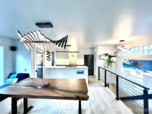 Customize your home’s ambiance with LED lighting and integrated smart home technology throughout