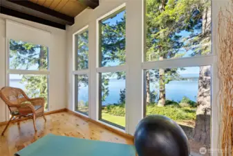Quiet space to reflect, relax.