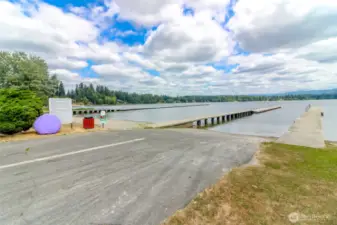 Private boat launch and parking are included with HOA dues