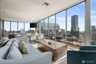 The city view room is another space on the 39th floor that you can reserve and host your own parties or use as a conference room.