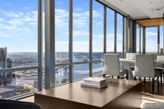 Views from the city view room.