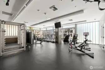 3rd floor world class gym.
