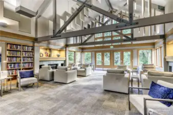 Library and meeting area