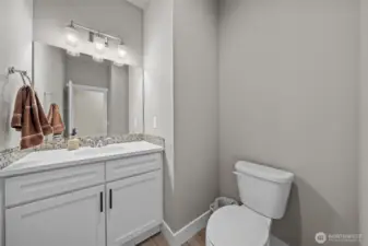 Half bath downstairs