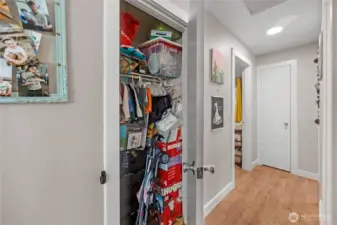 Unit 1 closet space
