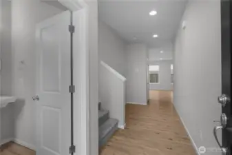 Welcoming entry with clean lines, durable flooring, and a functional layout that flows seamlessly into the main living space.