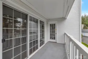 Patio Bedroom Door