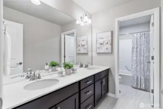 Spacious Guest Bathroom 2 with 2 Vanity