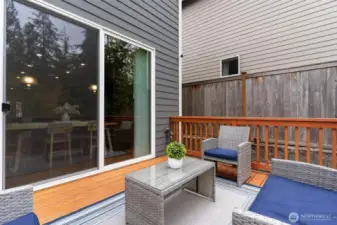 Backyard and Deck