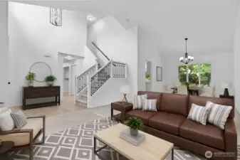 Entry Living Room & Dining Room