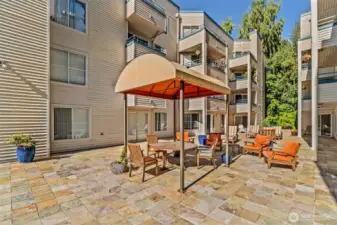 Community patio area