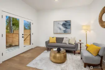 Photo from model home with similar floor plan