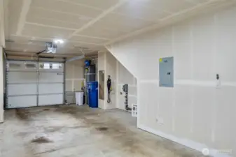 Oversized 2-Car Tandem Garage