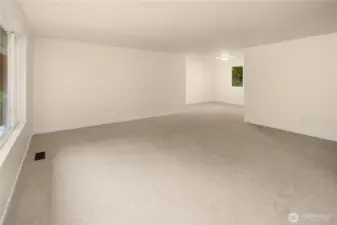 living and dining rooms