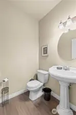Main floor powder room