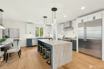 6-bruner range with grill, two ovens